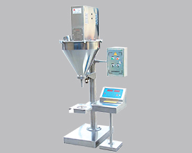 實拍半自動粉劑包裝機  速度快扭距大、可灌裝多種粉劑
