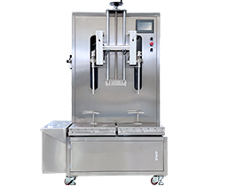 新上市雙頭稱重灌裝機(jī)運(yùn)行視頻，工廠實(shí)拍！